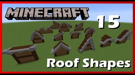 minecraft roof|different roofs in minecraft.